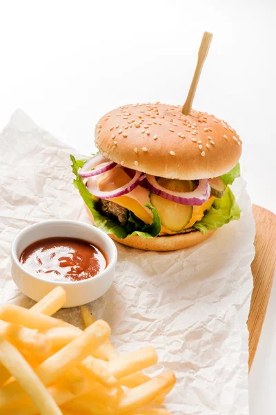 Delicious tasty  burger — Stock Photo, Image