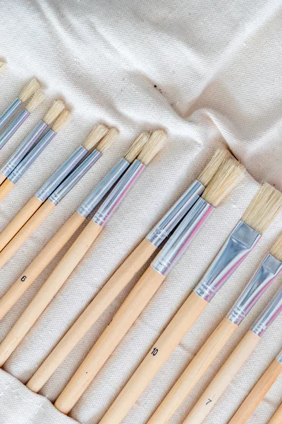 Set of paint brushes — Stock Photo, Image