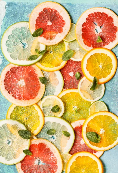 달콤한 오렌지 조각 — 스톡 사진