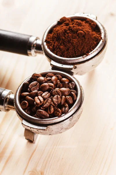Open coffee handle — Stock Photo, Image