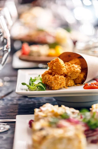 Catering food for banquet — Stock Photo, Image