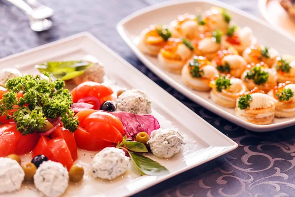 Catering de alimentos para banquetes — Fotografia de Stock