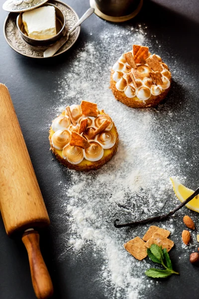 American lemon tarts — Stock Photo, Image