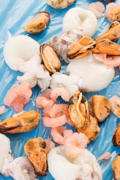 Close-up of tasty seafoods — Stock Photo, Image