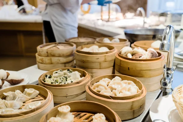 Bolinhos chineses saborosos — Fotografia de Stock