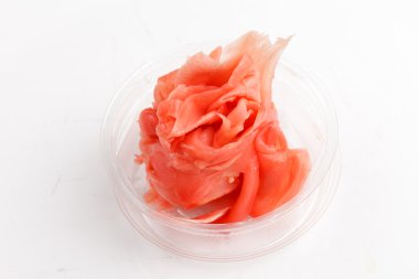 çanak üzerinde lezzetli zencefil 