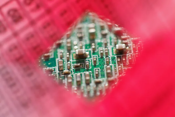 Circuit board texture — Stock Photo, Image