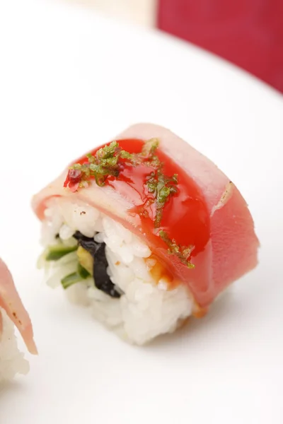 Verse lekkere sushi — Stockfoto