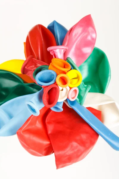 Skupina barevné balónky — Stock fotografie