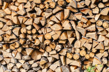 Kuru kahverengi yakacak odun 
