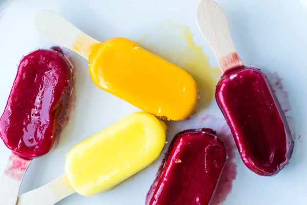 Gelados de frutas — Fotografia de Stock