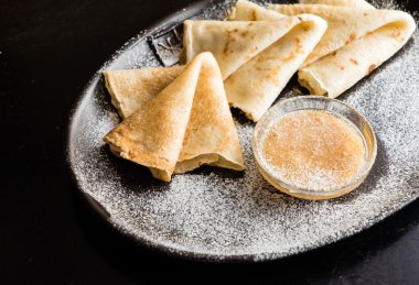 pişmiş tatlı krep