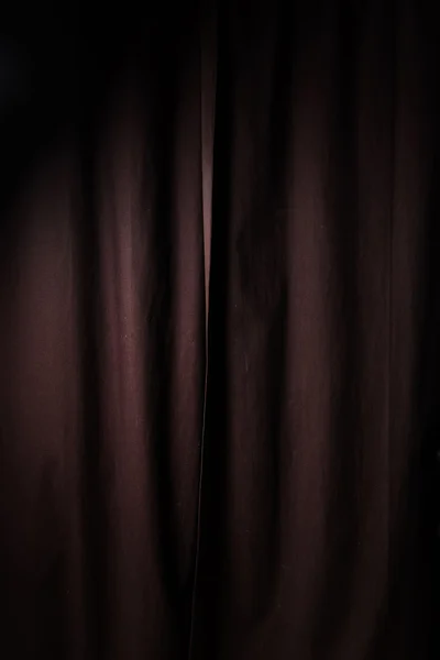 Fundo cortina marrom — Fotografia de Stock