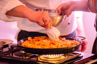 paella yapma Şef