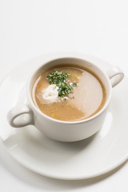 Mantar kremalı çorba.