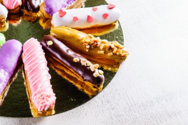 lezzetli renkli eklerleri