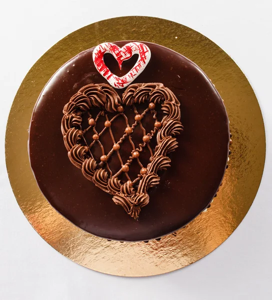 Baked cake for Valentine's day — Stock Photo, Image