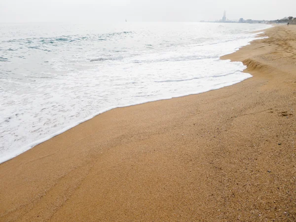 Spiaggia del Mar Mediterraneo — Foto Stock