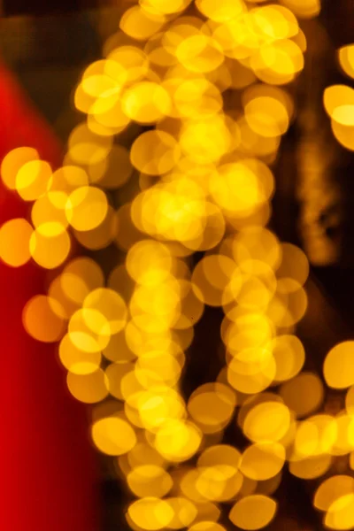模糊的圣诞灯 — 图库照片