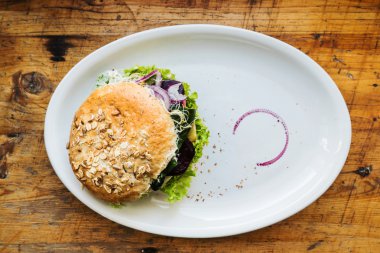 taze vejetaryen burger