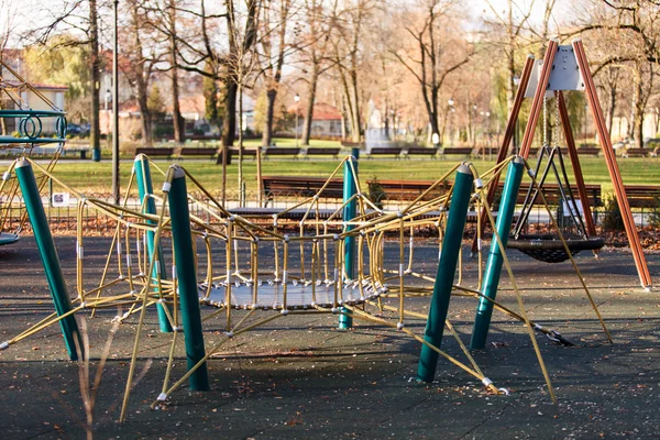 Modern Playground in park — Stock Photo, Image