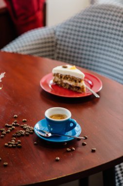 Mavi fincan espresso kahve