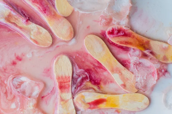 Melted ice cream — Stock Photo, Image