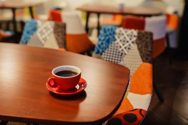 Cup of coffee on table — Stock Photo, Image