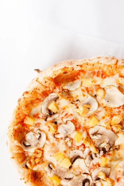 Świeże pizze smaczne — Zdjęcie stockowe