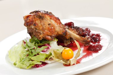 soslu ördek kanatlarını