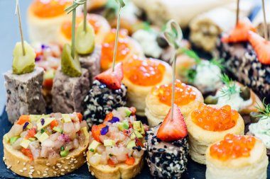 lezzetli kanepe seti