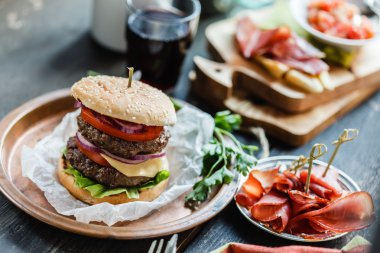 Amerikan lezzetli burger