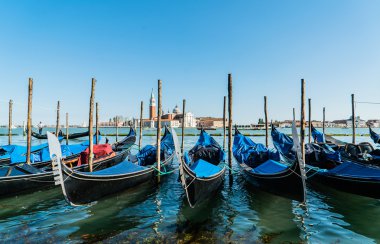 traditional gondolas in Venice