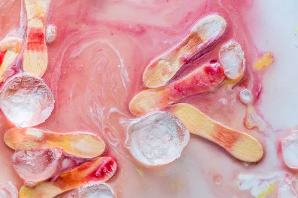 Melted ice cream — Stock Photo, Image