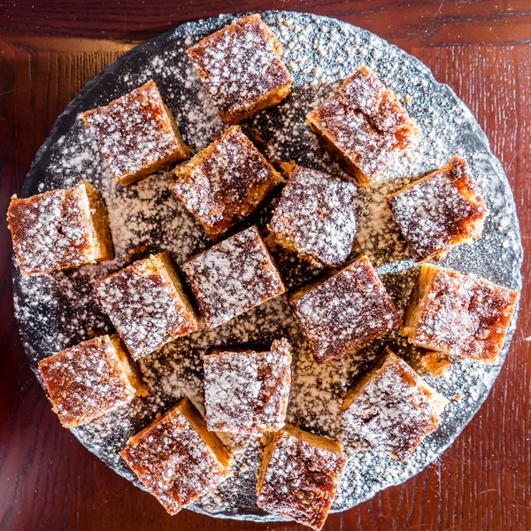 Doce bolo de amêndoa — Fotografia de Stock