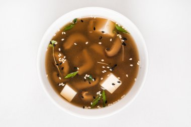 Japon miso çorbası.