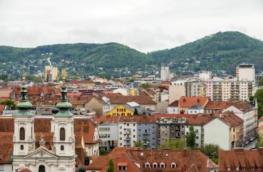 Bir Graz havadan görünümü