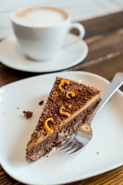 プレーンテキストビーガンのケーキ — ストック写真