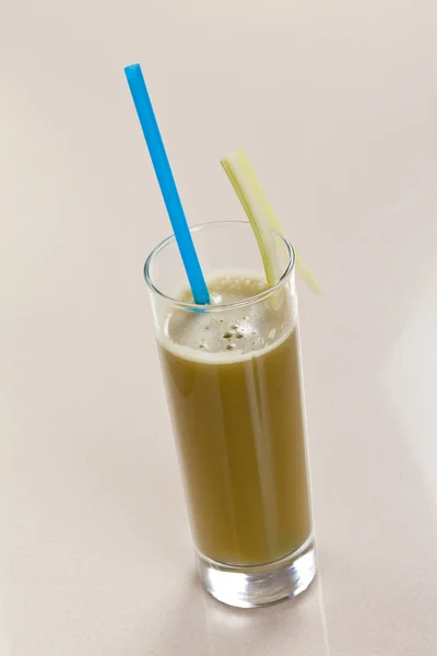 Celery juice in glass — Stock Photo, Image