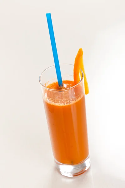 Fresh carrot juice — Stock Photo, Image