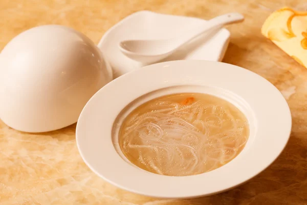 Asian soup on plate — Stock Photo, Image