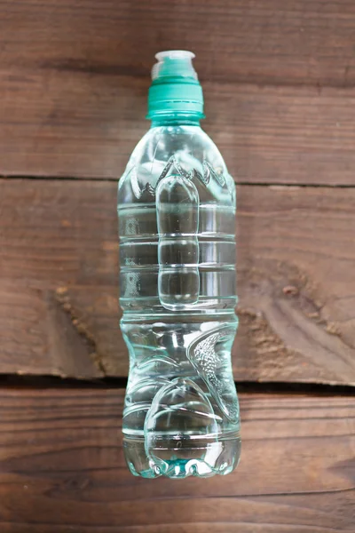clean water in plastic bottle