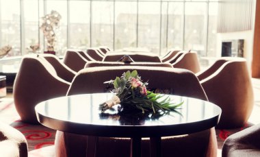 Modern otel salonunda
