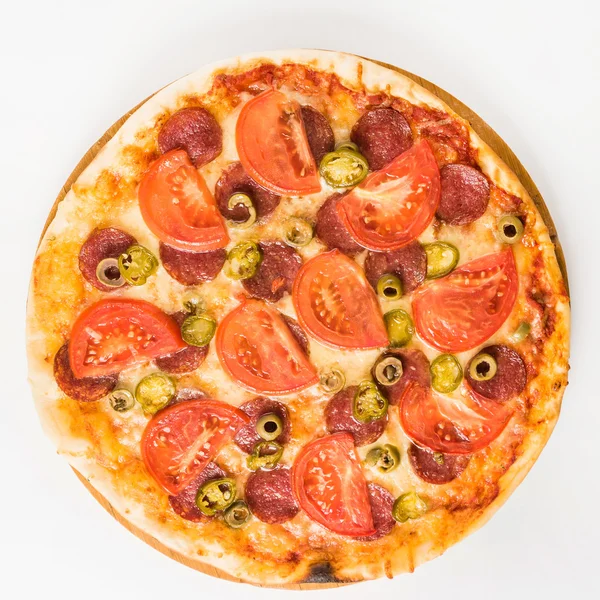 Bakas välsmakande pizza — Stockfoto