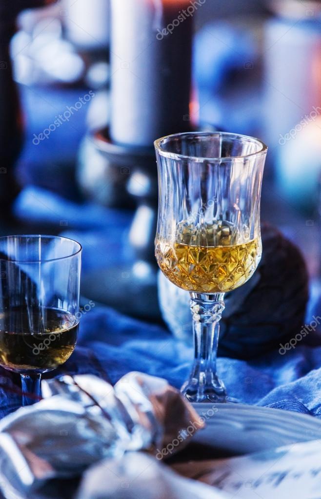 Decorated Christmas table — Stock Photo © Shebeko 111076622