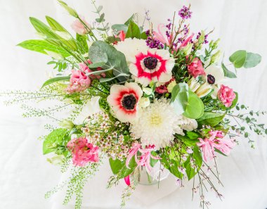 buket çiçekler ve bitkiler ile