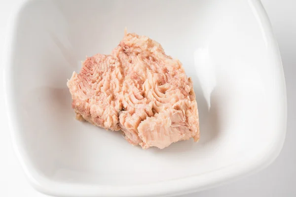 Tuna fish in plate — Stock Photo, Image
