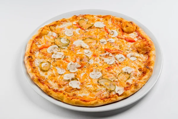 Baked tasty pizza — Stock Photo, Image
