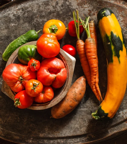 Produtos hortícolas em bruto variados — Fotografia de Stock