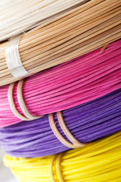 Colore rattan da vicino — Foto Stock